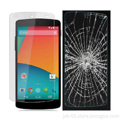 0.33mm/2.5D Glass screen protector for LG Nexus 5 9H anti-scratch